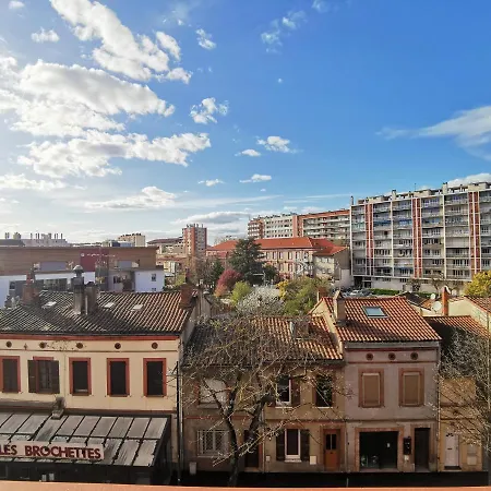 T1bis Moderne, Lumineux, Belle-vue, Patte D'oie, Parking * Tuluza